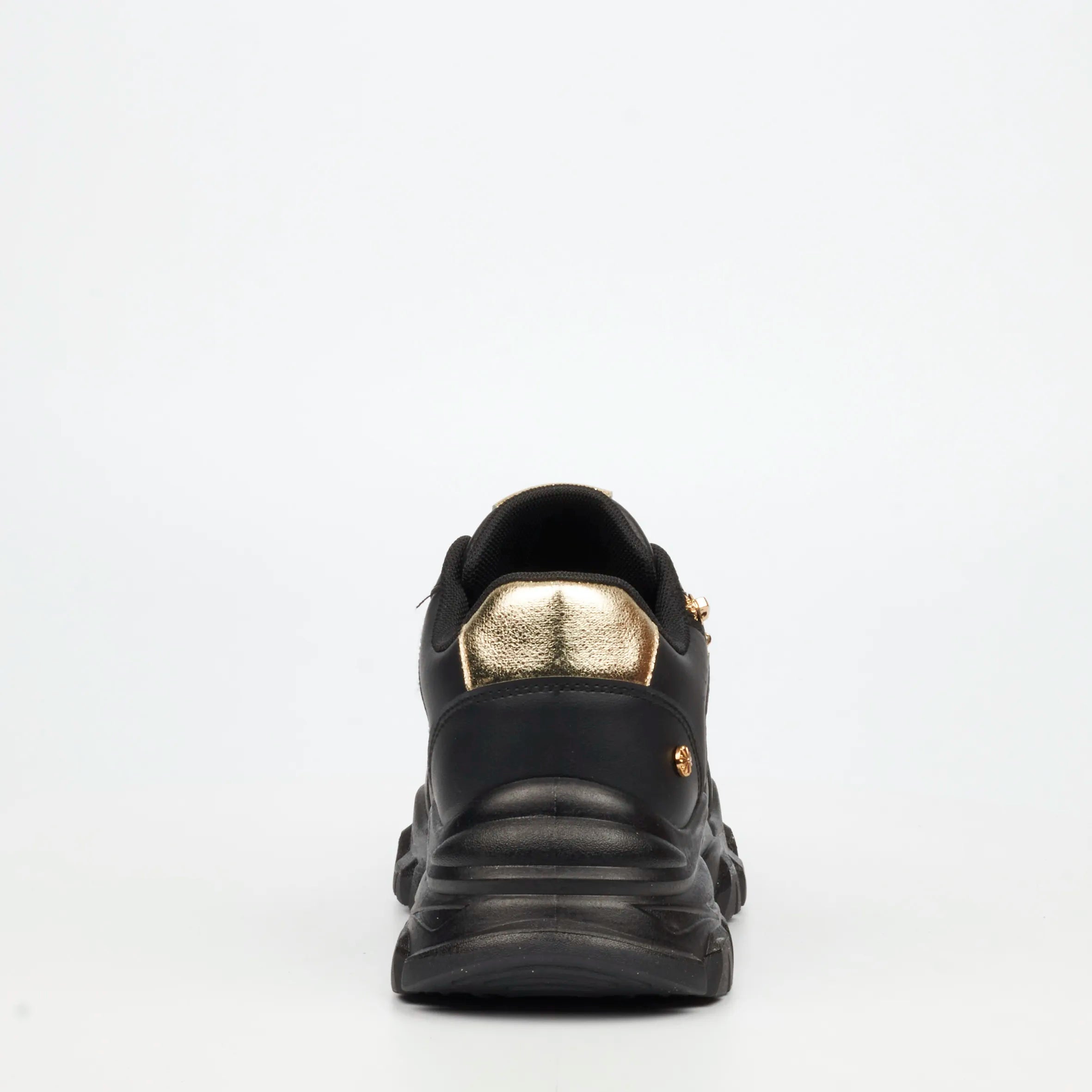 Urbanart Britney 7 Faux Leather Sneaker - Black (Ladies)