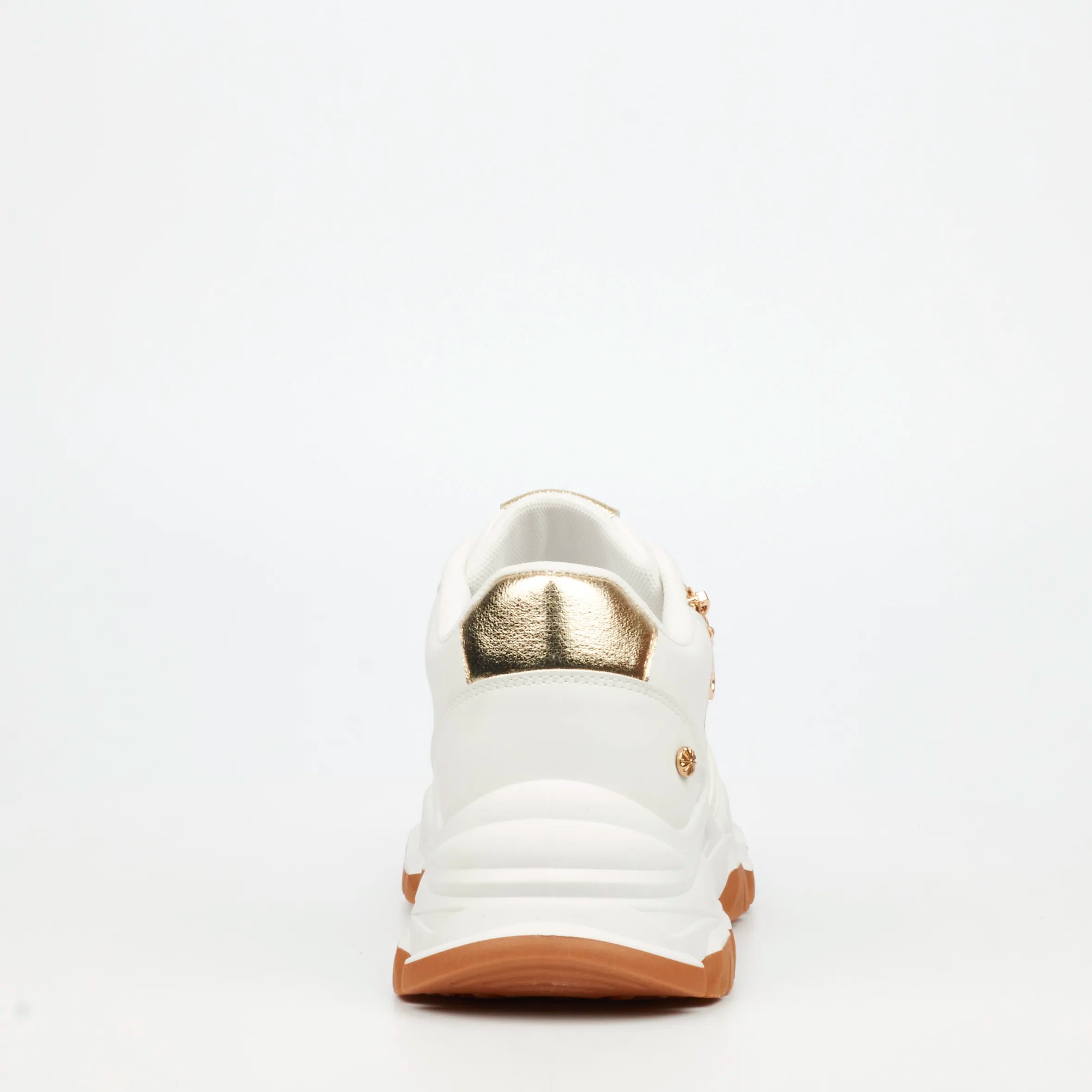 Urbanart Britney 7 Faux Leather Sneaker - White (Ladies)
