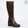 Nicci Tyler Bruna 1 High Boot - Chocolate footwear Nicci Tyler