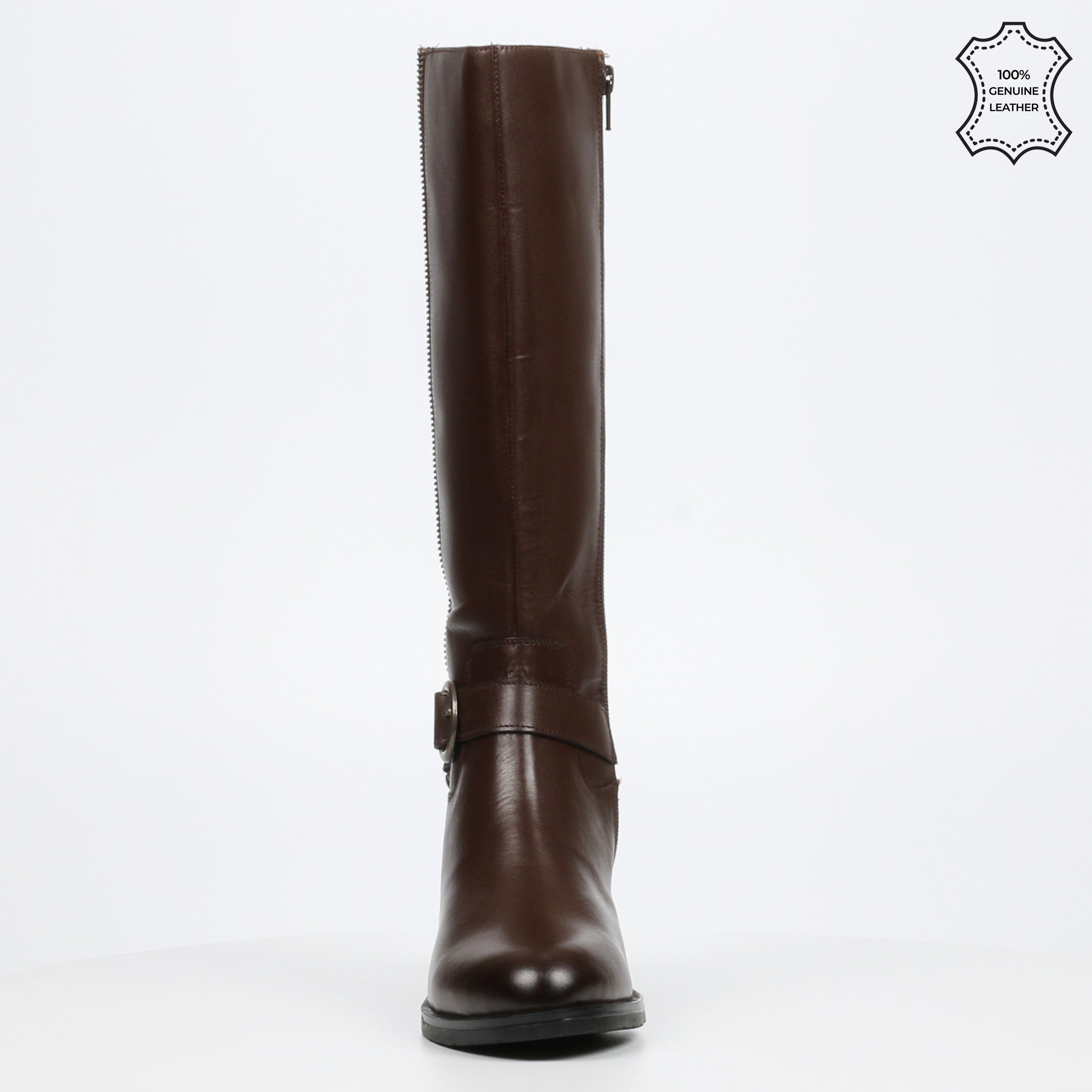Nicci Tyler Bruna 1 High Boot - Chocolate footwear Nicci Tyler