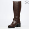 Nicci Tyler Bruna 1 High Boot - Chocolate footwear Nicci Tyler