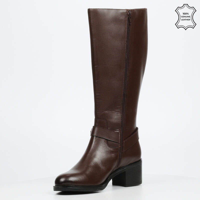 Nicci Tyler Bruna 1 High Boot - Chocolate | DC.ONE | DC.ONE
