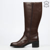 Nicci Tyler Bruna 1 High Boot - Chocolate footwear Nicci Tyler