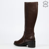 Nicci Tyler Bruna 1 High Boot - Chocolate footwear Nicci Tyler