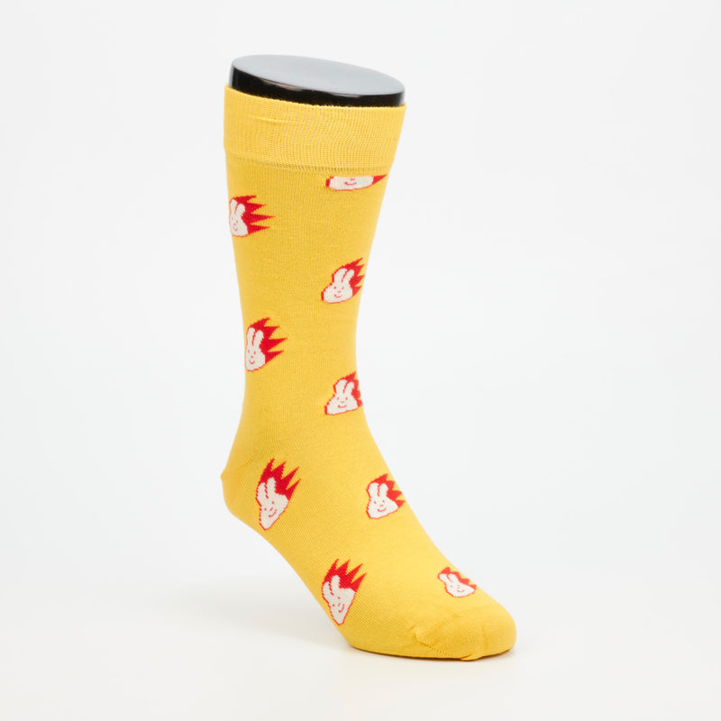 Happy Socks Bunny Sock - Yellow accessories External   