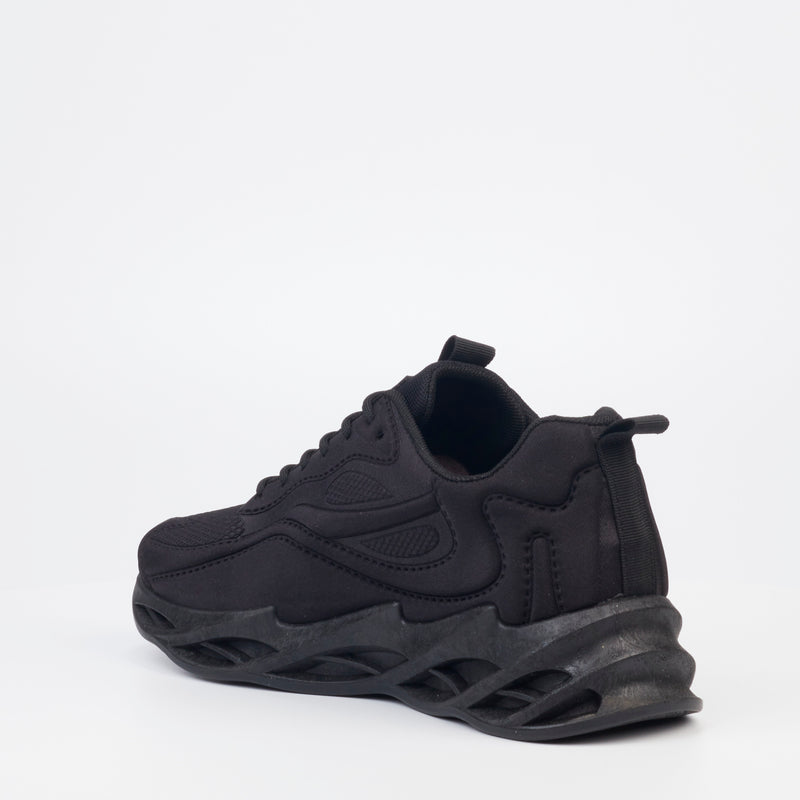 Urbanart Buzz 1 Mesh Sneaker - Black (youth) footwear UBRT   