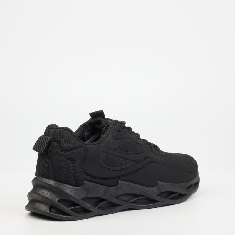 Urbanart Buzz 1 Mesh Sneaker - Black footwear UBRT   