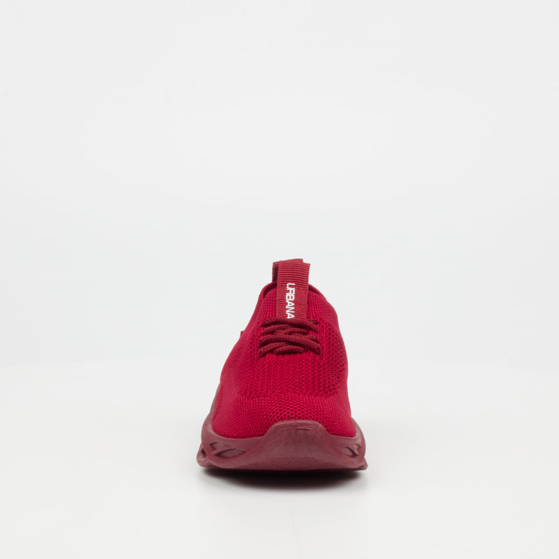 Urbanart Buzz 5 Knit Sneaker - Red (kids) footwear UBRT   