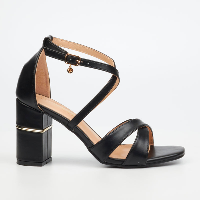 Miss Black Cafe 1 Heel - Black footwear Miss Black   