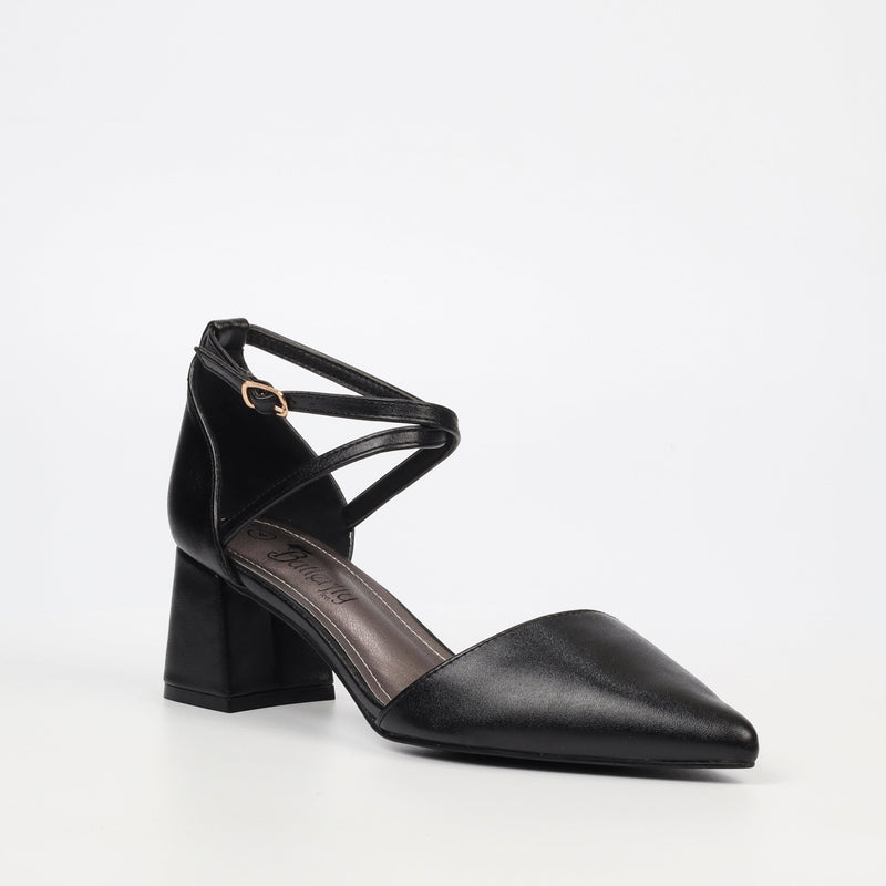 Butterfly Feet Caley 1 Heel - Black footwear Butterfly Feet   