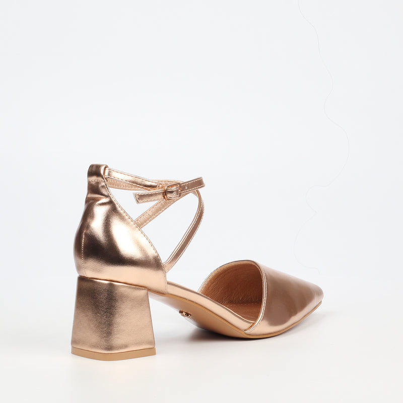 Butterfly Feet Caley 1 Heel - Rose Gold footwear Butterfly Feet   