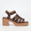 Butterfly Feet Cambria 1 Heel - Chocolate footwear Butterfly Feet