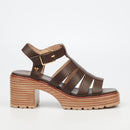 Butterfly Feet Cambria 1 Heel - Chocolate footwear Butterfly Feet