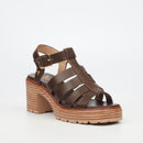 Butterfly Feet Cambria 1 Heel - Chocolate footwear Butterfly Feet
