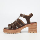 Butterfly Feet Cambria 1 Heel - Chocolate footwear Butterfly Feet