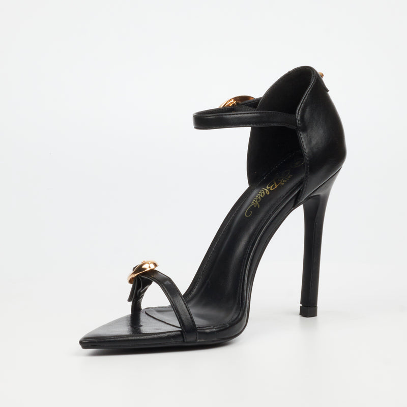 MIss Black Camisol 1 Heel - Black footwear Miss Black