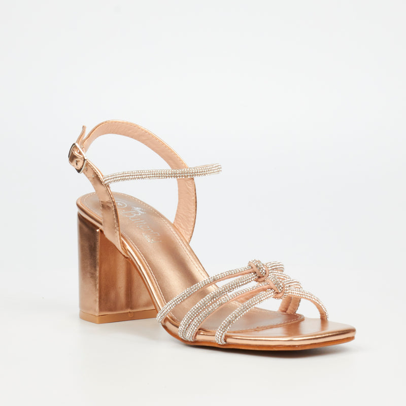 Butterfly Feet Candi 1 Heel - Rose Gold footwear Butterfly Feet