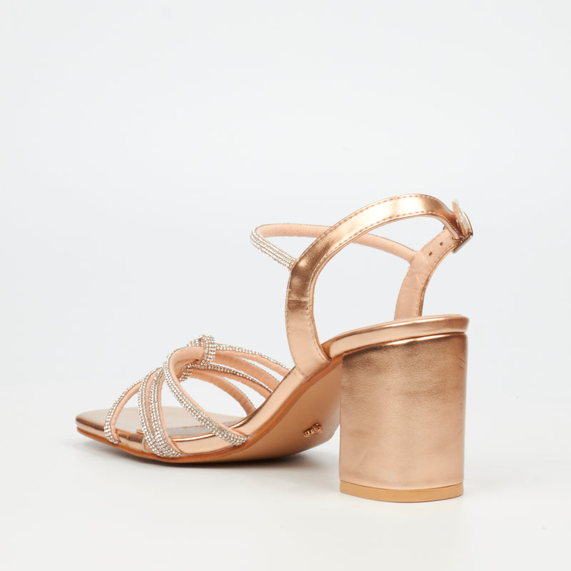 Butterfly Feet Candi 1 Heel - Rose Gold footwear Butterfly Feet
