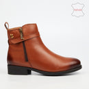 NIcci Tyler Carey 1 Genuine Leather Ankle Boot - Tan footwear Nicci Tyler