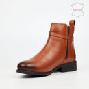 NIcci Tyler Carey 1 Genuine Leather Ankle Boot - Tan footwear Nicci Tyler