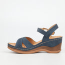 Butterfly Classics Carmine 1 Wedge - Navy footwear Butterfly Classics