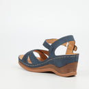 Butterfly Classics Carmine 1 Wedge - Navy footwear Butterfly Classics