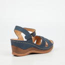 Butterfly Classics Carmine 1 Wedge - Navy footwear Butterfly Classics