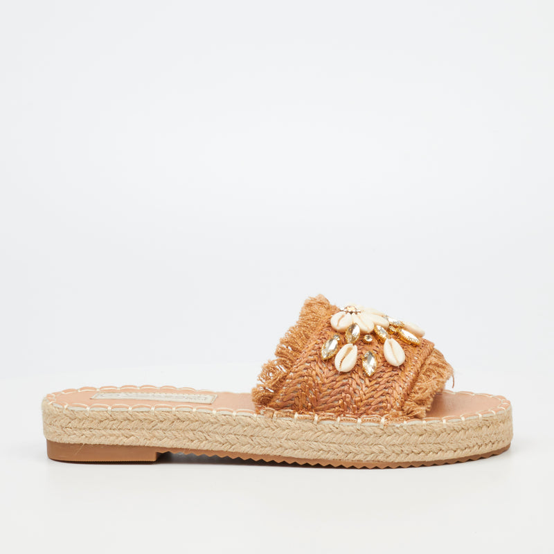 Viabeach Cassia 1 Sandal - Tan footwear Viabeach   