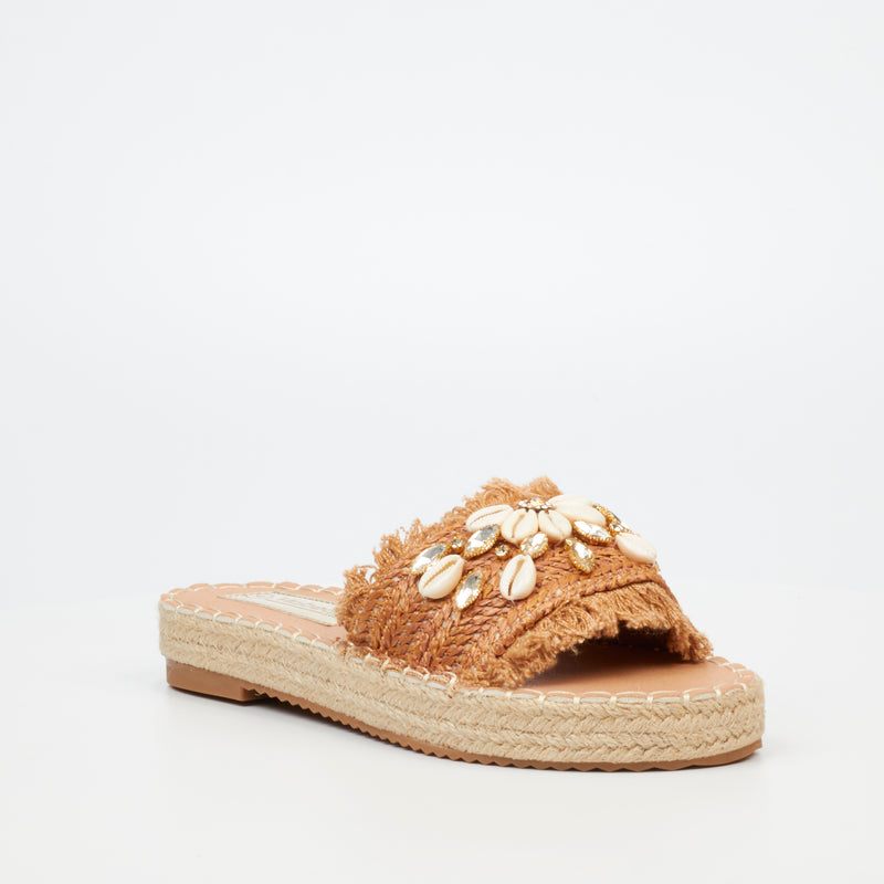 Viabeach Cassia 1 Sandal - Tan footwear Viabeach   