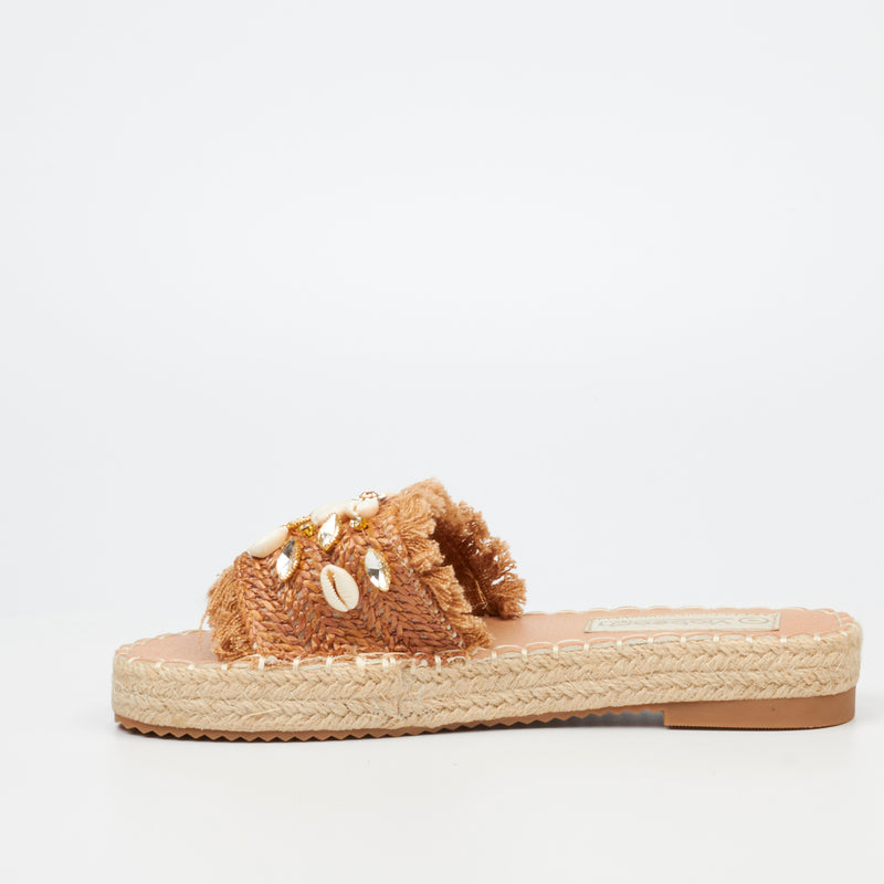 Viabeach Cassia 1 Sandal - Tan footwear Viabeach   