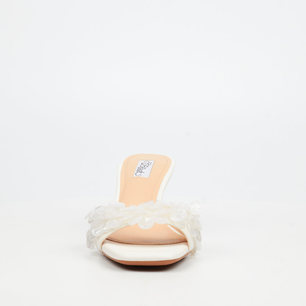 Miss Black Cassidy 1 Low Heel - White footwear Miss Black