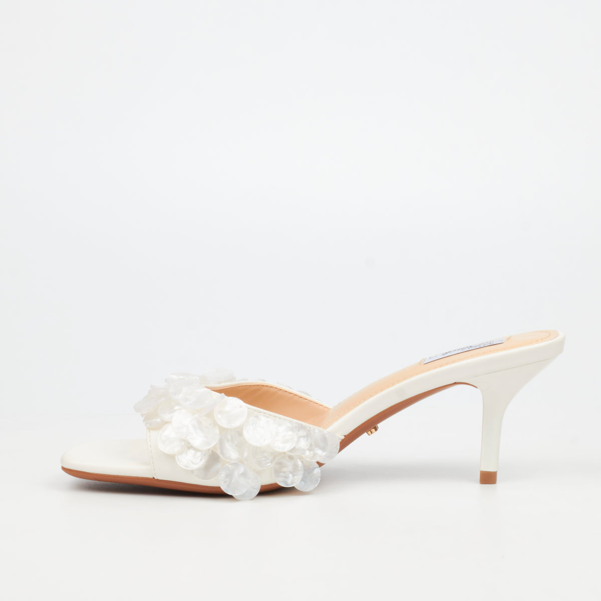 Miss Black Cassidy 1 Low Heel - White footwear Miss Black