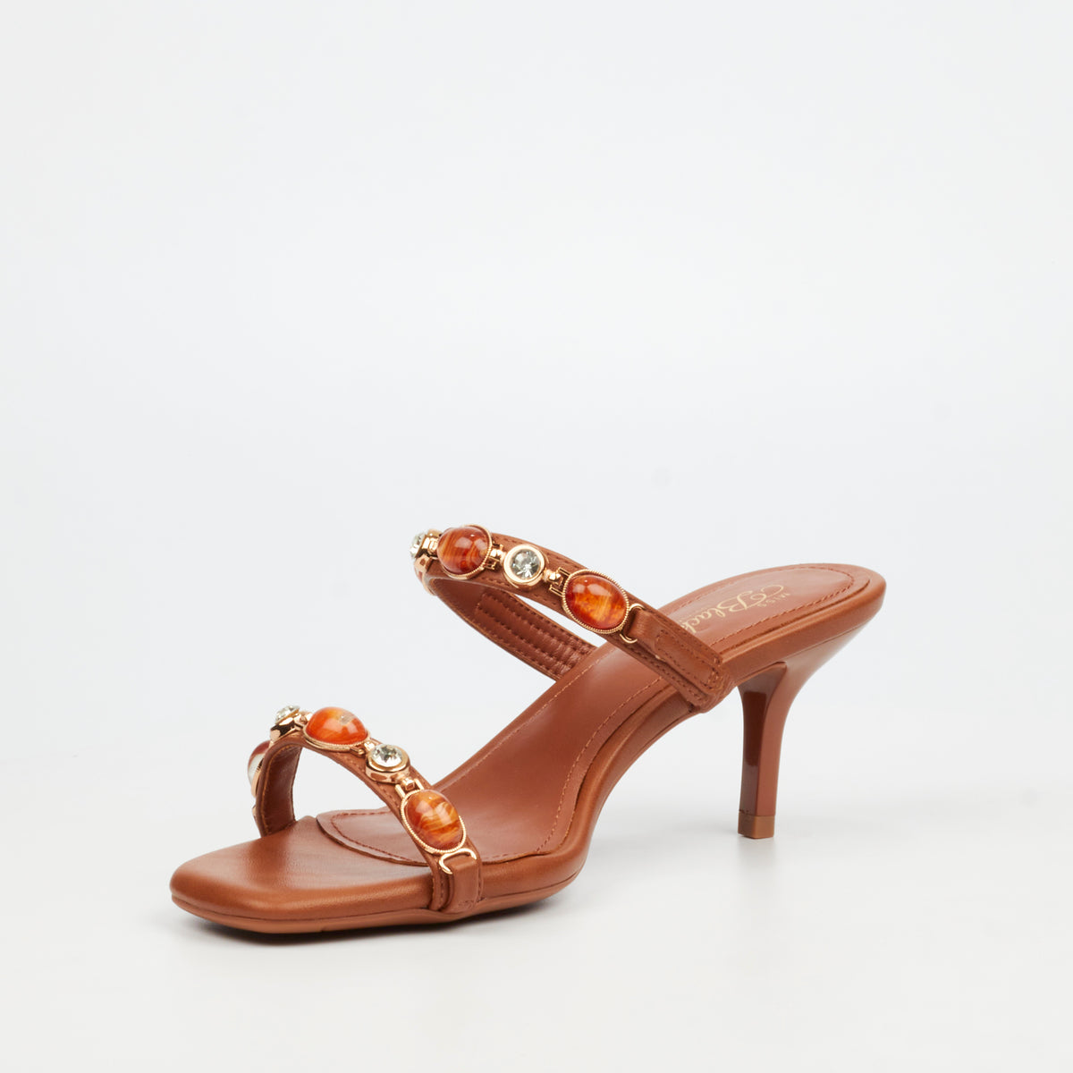 Miss Black Cassidy 2 Low Heel - Camel footwear Miss Black