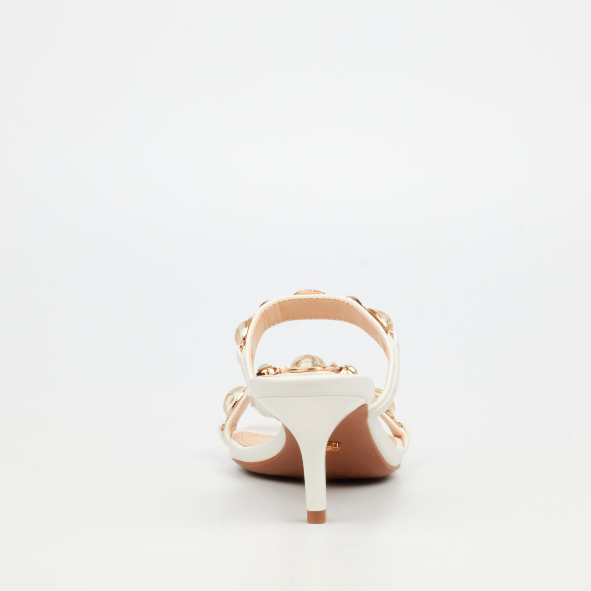 Miss Black Cassidy 2 Low Heel - White footwear Miss Black