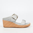 Butterfly Feet Cathy 1 Wedge - Silver footwear Butterfly Feet