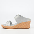 Butterfly Feet Cathy 1 Wedge - Silver footwear Butterfly Feet