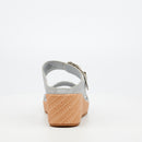 Butterfly Feet Cathy 1 Wedge - Silver footwear Butterfly Feet