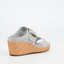 Butterfly Feet Cathy 1 Wedge - Silver footwear Butterfly Feet