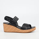 Butterfly Feet Cathy 2 Wedge - Black footwear Butterfly Feet