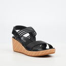 Butterfly Feet Cathy 2 Wedge - Black footwear Butterfly Feet