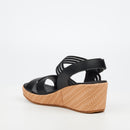 Butterfly Feet Cathy 2 Wedge - Black footwear Butterfly Feet