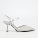 Butterfly Feet Catrina 1 Heel - Silver