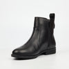 Nicci Tyler Cecilia 1 Genuine Smooth Leather Ankle Boot - Black footwear Nicci Tyler