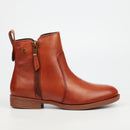 Nicci Tyler Cecilia 1 Genuine Smooth Leather Ankle Boot - Tan footwear Nicci Tyler
