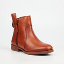 Nicci Tyler Cecilia 1 Genuine Smooth Leather Ankle Boot - Tan footwear Nicci Tyler