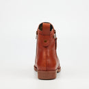 Nicci Tyler Cecilia 1 Genuine Smooth Leather Ankle Boot - Tan footwear Nicci Tyler