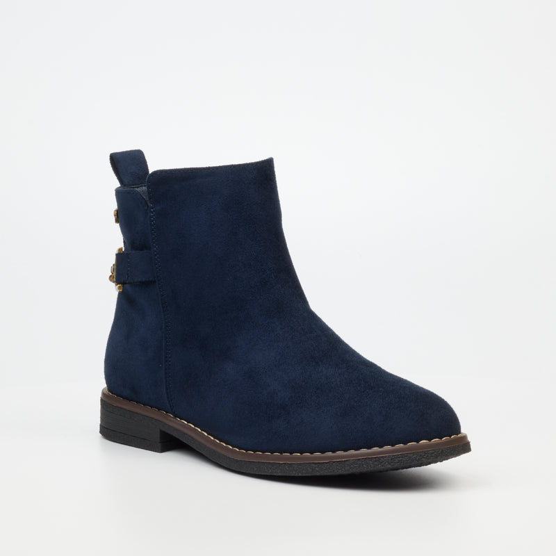 Buterfly Feet Celeste 5 Ankle Boot - Navy footwear Butterfly Feet