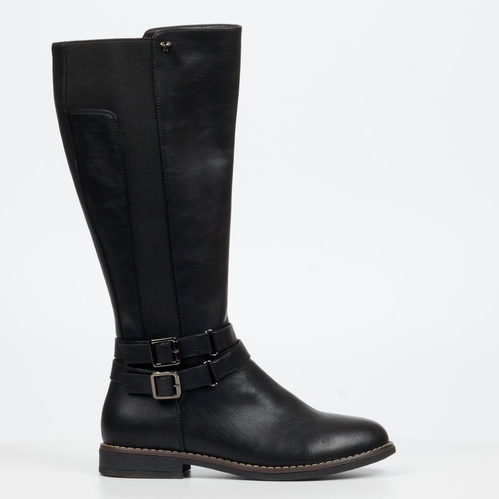 Butterfly Feet Celeste 7 High Boot - Black footwear Butterfly Feet