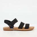 Butterfly Feet Celia 6 Flat Sandal - Black footwear Butterfly Feet