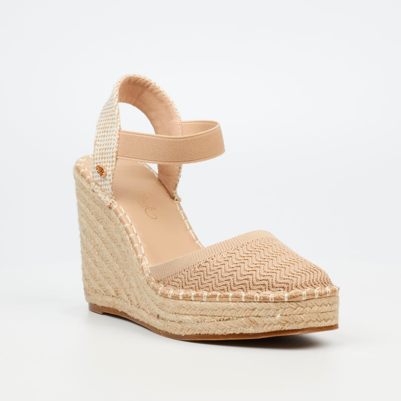 MIss Black Cello 1 Wedge - Nude footwear Miss Black   